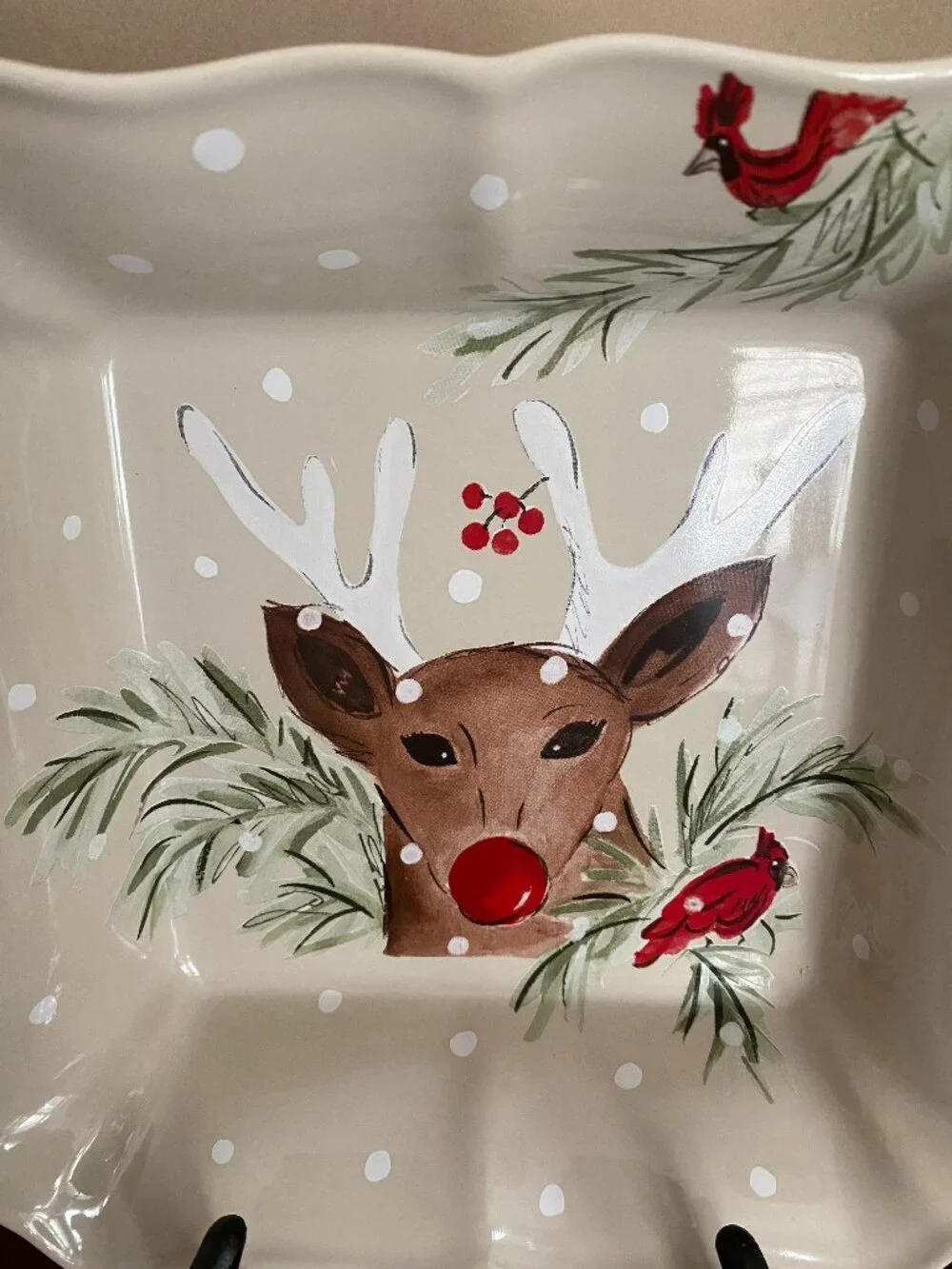 Casafina Casa Stone Baker Square Deer Friends